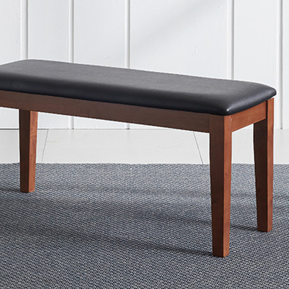 Bộ Bàn Ghế Hàn Quốc VIVA 2 chair Bench ( Walnut)