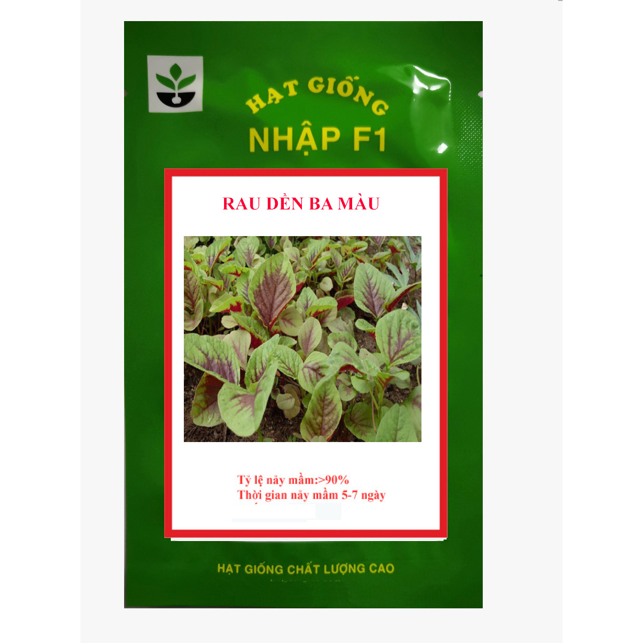 Gói 10gram hạt giống rau dền ba màu