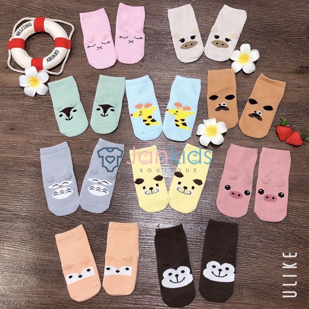 Combo 10 đổi tất pony kid chống trượt cho bé 0-4 tuổi