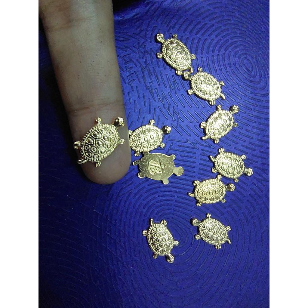 Combo 2 rùa Cầu tài lộc Rùa Vàng May Mắn Phong Thuỷ bỏ ví, hóa giải sát tinh, mang lại may mắn, trường thọ