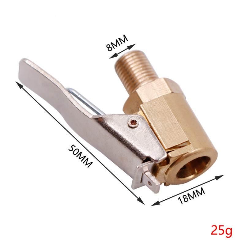 Car Air Pump American Threaded Air Nozzle Adapter Car Air Pump Accessories Outdoor Tools Quick Change Head Clamp Type Air Nozzle