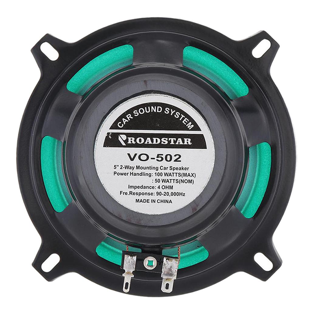 5 Inch 100W Universal Car HiFi Coaxial Speaker Vehicle Door Auto Audio 2x
