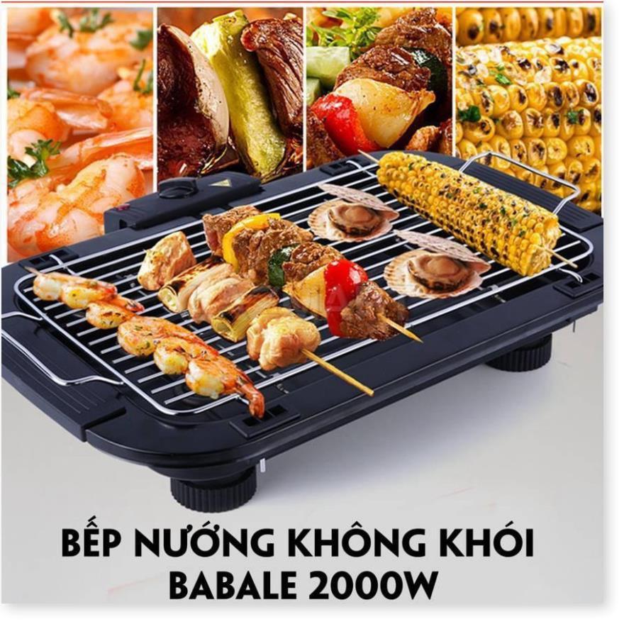 Bếp Nướng Không Khói Babale 5 Mức Nhiệt, Nướng Thịt Ngay Tại Nhà, An Toàn Không Khói Bụi...