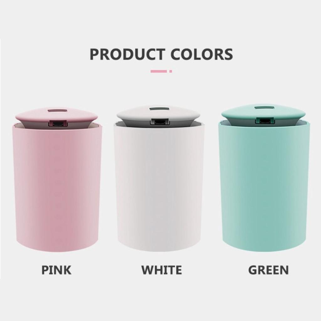 2pcs USB Essential Oil Diffuser Air Humidifier 260ml Tank for Bedrooms