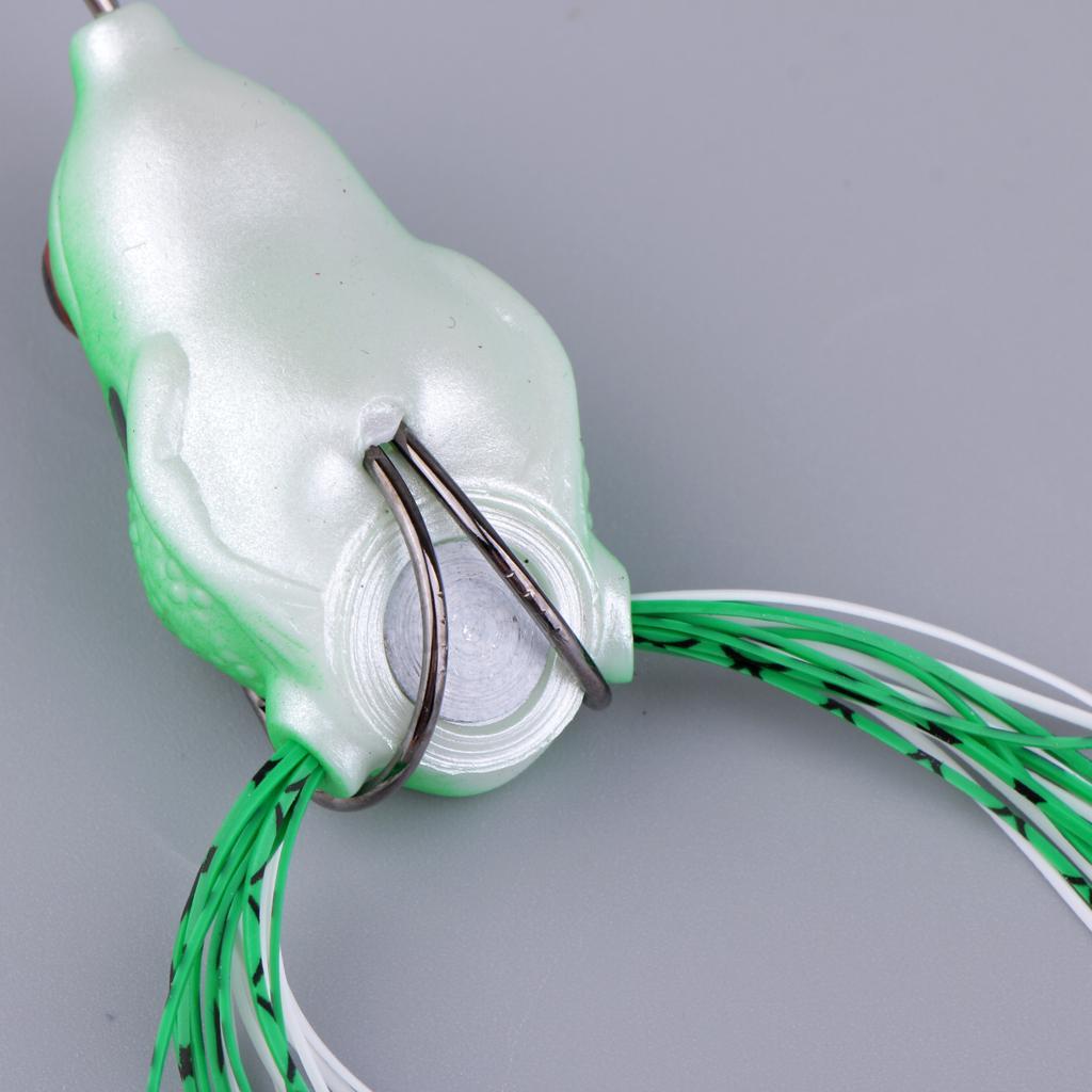 30pcs Mixed Pattern Frog Soft Accessories Swivels Leaders