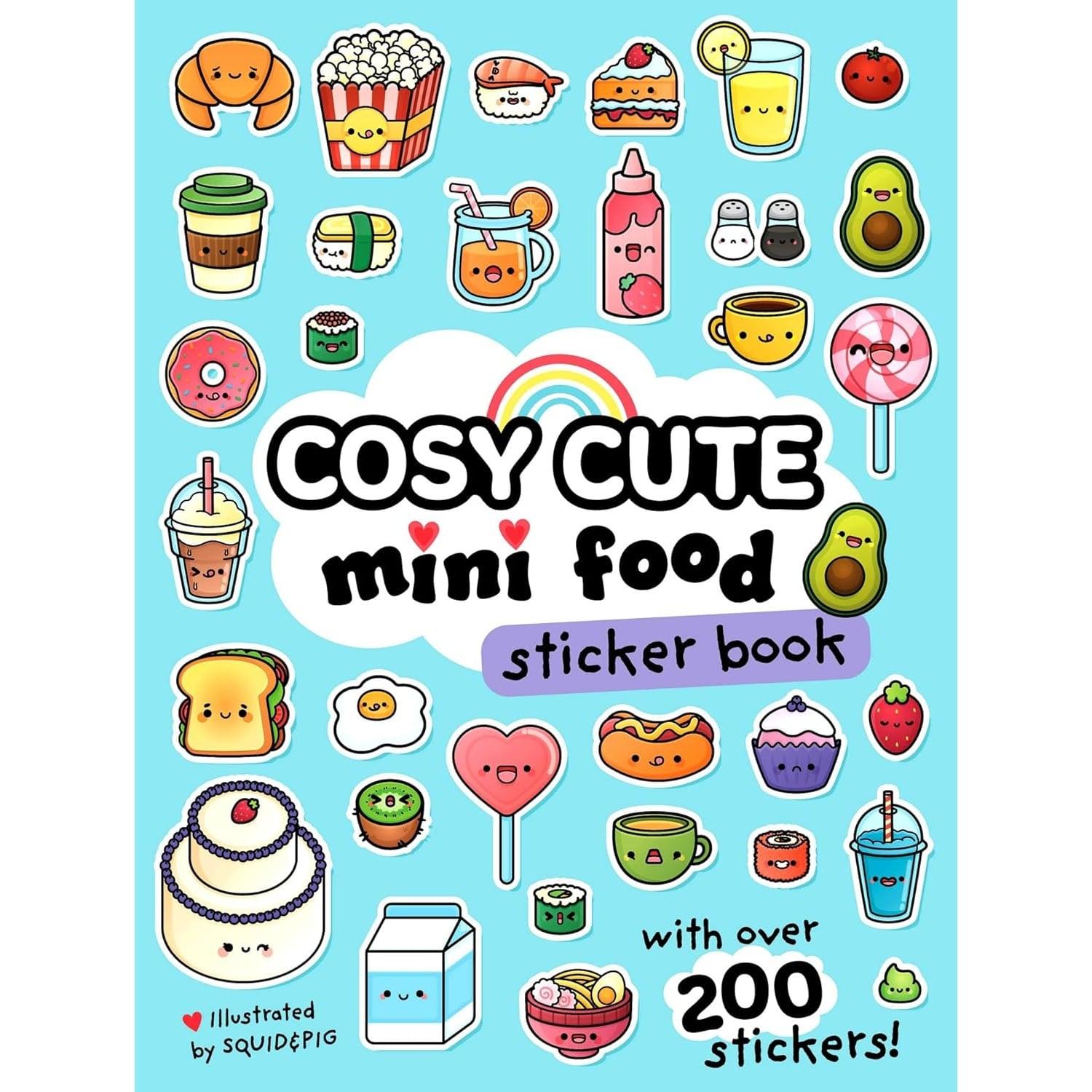 Sách Cosy Cute Mini Food Sticker Book