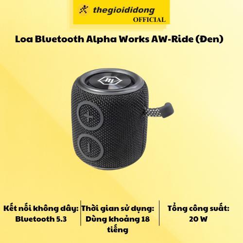Loa Bluetooth Alpha Works AW-Ride -  Hàng Chính Hãng