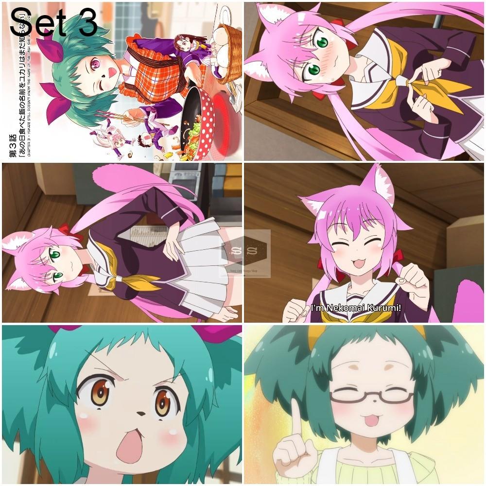 Bộ 6 Áp phích - Poster Anime Học Viện Seton - Murenase! Shiiton Gakuen (bóc dán) - A3,A4,A5