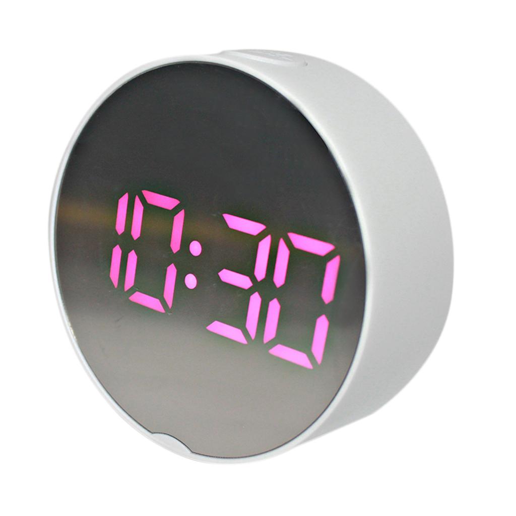 2x LED Alarm Clock Multi-function Easy To Read Electronic For Bedroom Office