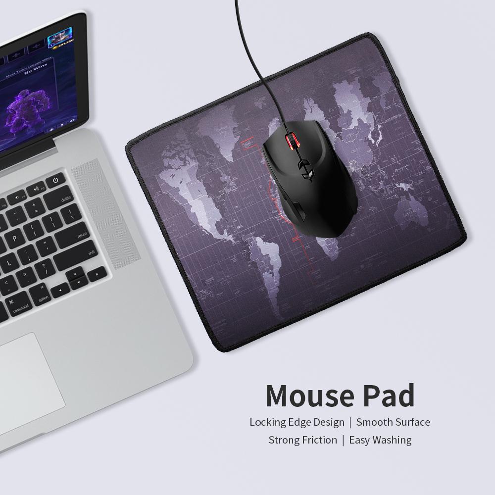 Mouse Pad Rubber Mouse Pad Locking Edge Design Gaming Mouse Pad Anti-skid Wear-resistant Mouse Pad for Home Office