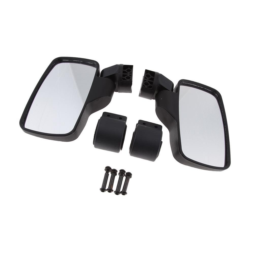 UTV Side Mirrors For Roll Bar Cage Universal UTV Side View Mirrors 1.75 Inch
