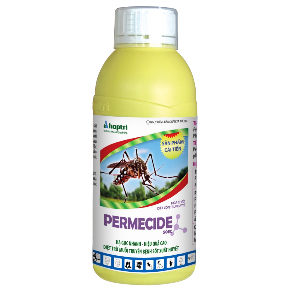 Thuốc PERMECIDE 50EC 1L diệt muỗi, ruồi... cho gia đình, khu chăn nuôi -bọ xít muỗi, sâu cho cây trồng