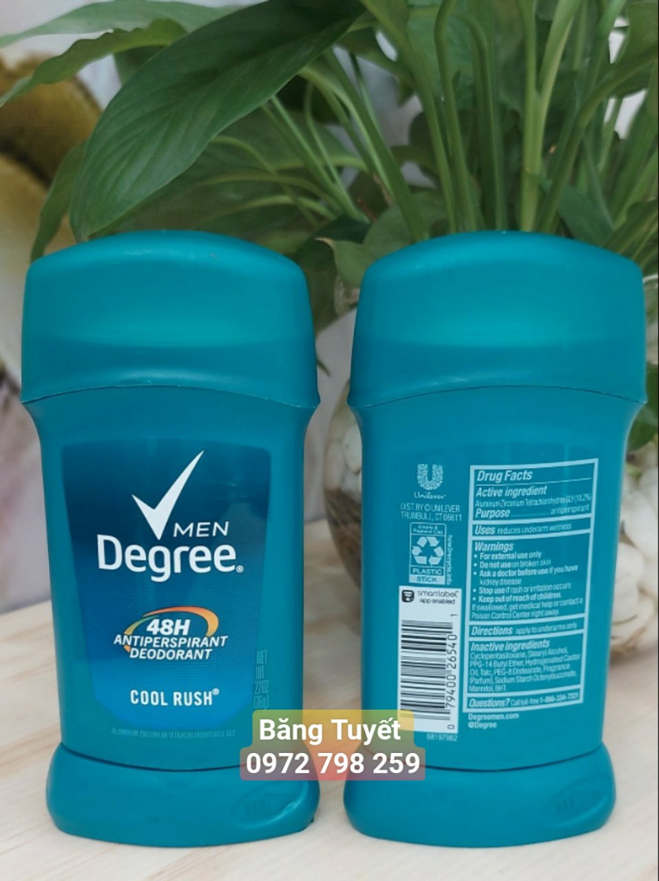 Sáp Lăn khử mùi dành cho nam Degree Men 48h Antiperspirant 76g