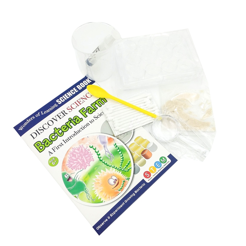 Wonders Of Learning Book &amp; Science Kit - Discover Science - Bacteria Farm