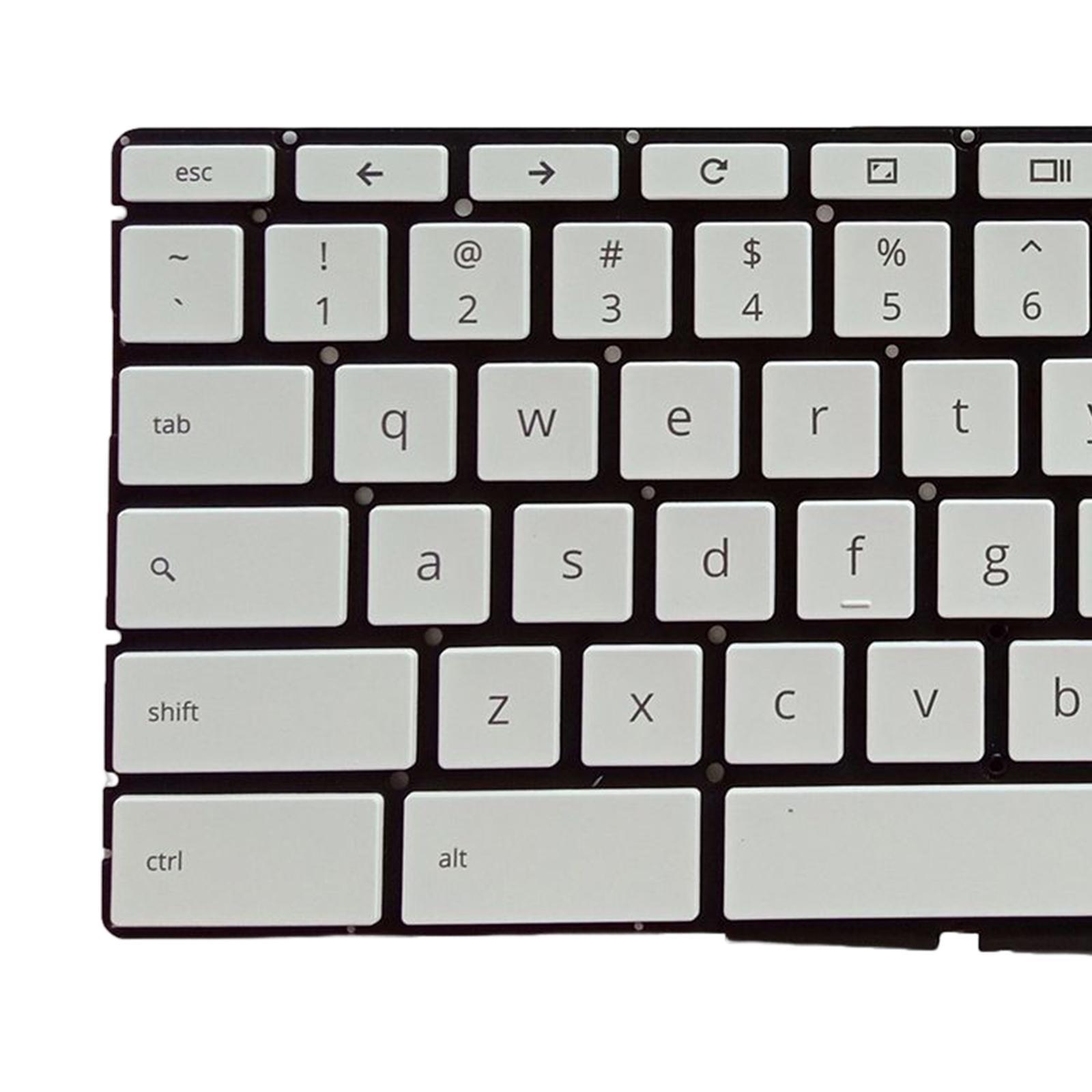 Laptop Keyboard US Layout White for HP Chromebook 14-Ca 14-Ca020NR Notebook