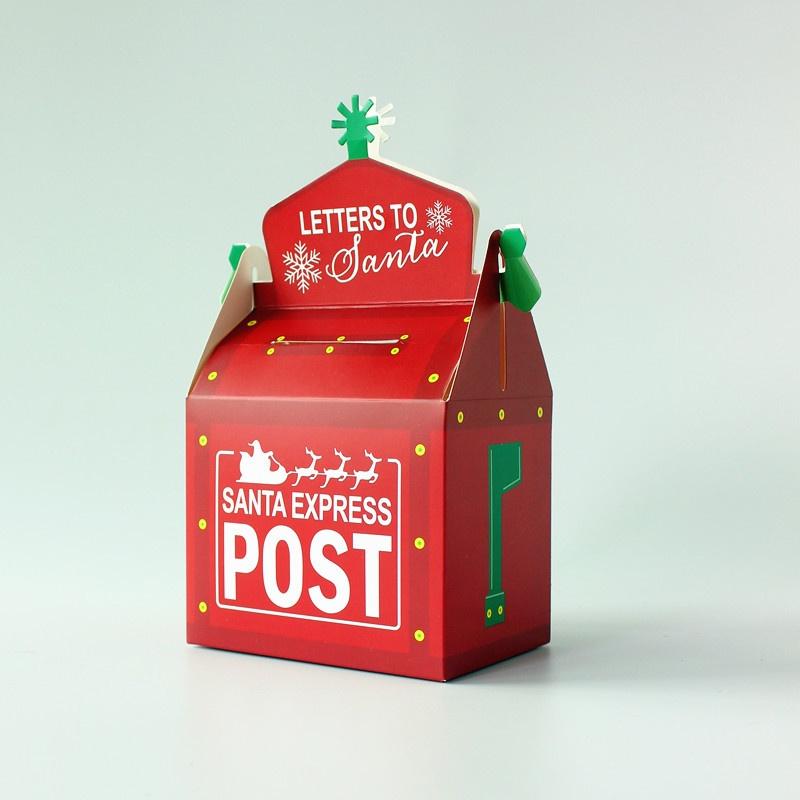 Hộp giấy dạng xếp đựng quà sáng tạo phong cách Giáng Sinh