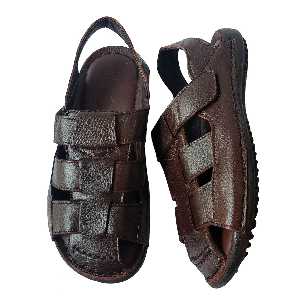 Giày Sandal Nam Bít Mũi Da Bò Thật BIGGBEN SD133