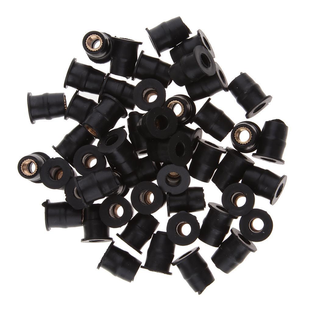 100pcs M5    Metric Motorcycle Windshield  Brass