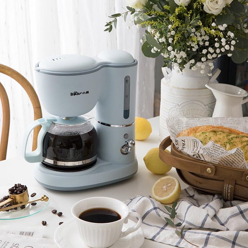 Máy pha cà phê mini tự động BEAR KFJ-A06K1/A06Q1 chính hãng, máy pha trà, pha cafe/coffee cho gia đình, công sở - Hàng chính hãng