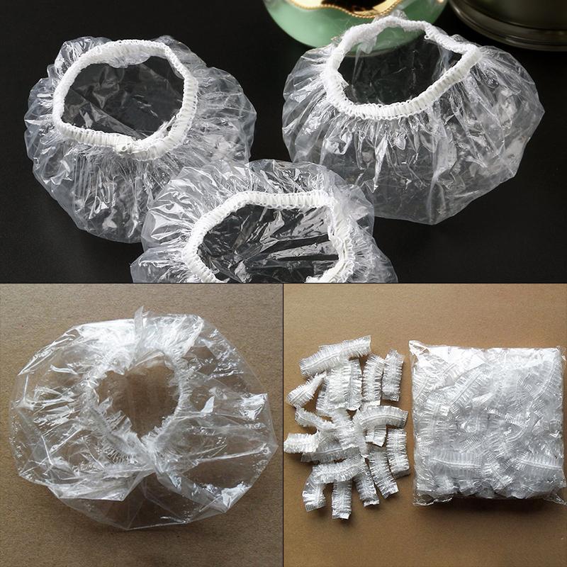 Set 100 Túi Bọc Tai Trong Suốt Dùng Một Lần Khi Nhuộm Tóc / Tắm
