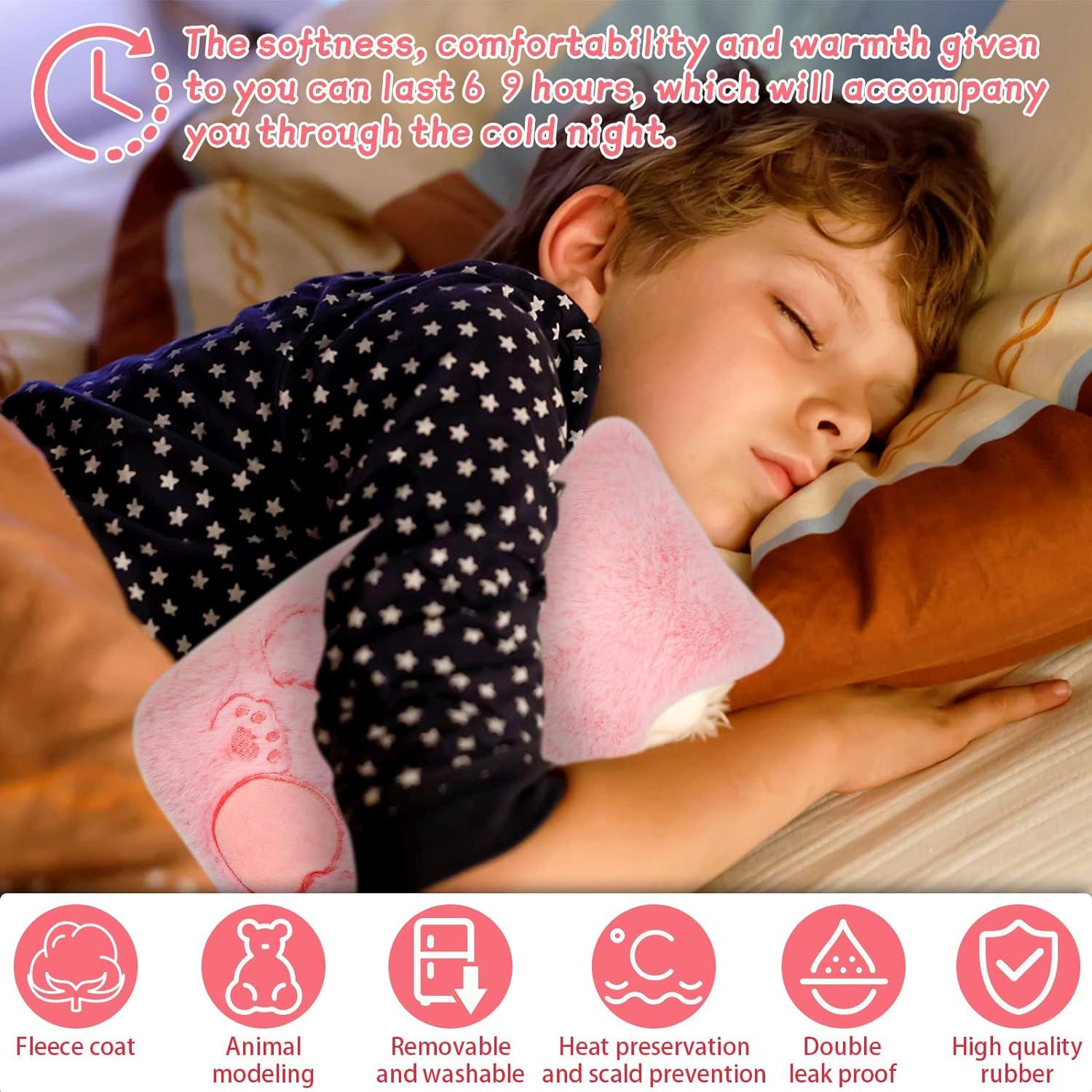 Nước nóng Chai nước nóng, Nước nóng Chai nước nóng, chai nước nóng với chăn đồ chơi siêu mềm, giảm đau, đệm tay