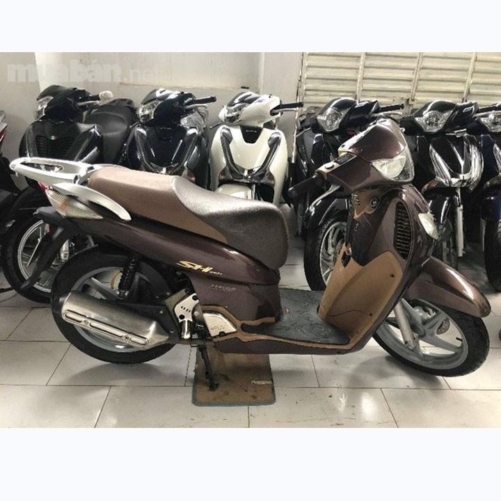 Tem nổi xe dành cho honda SH150i màu đen bạc - A264