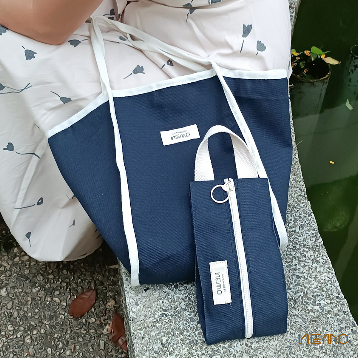 TÚI VẢI CANVAS DẠO PHỐ TIỆN ÍCH KIỂU DÁNG THỜI TRANG SWEET BAG, DÙNG ĐỰNG PHỤ KIỆN, MỸ PHẨM - THLM