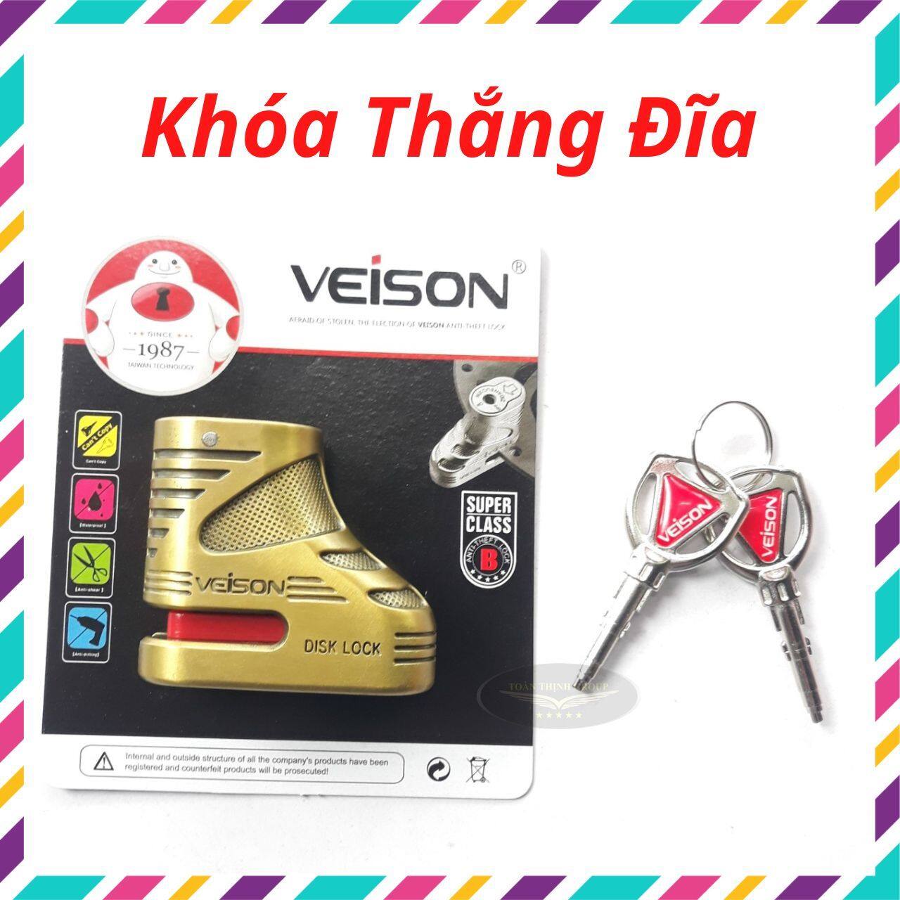 Khóa đĩa xe máy Veison - Khóa chống trộm xe máy