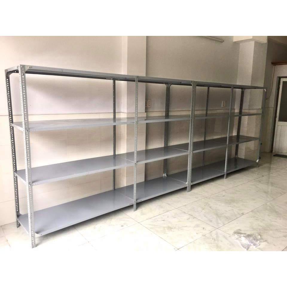 Kệ sắt v lỗ đa năng 4 tầng dài 0,6m x rộng 0,4m x cao 1,2m