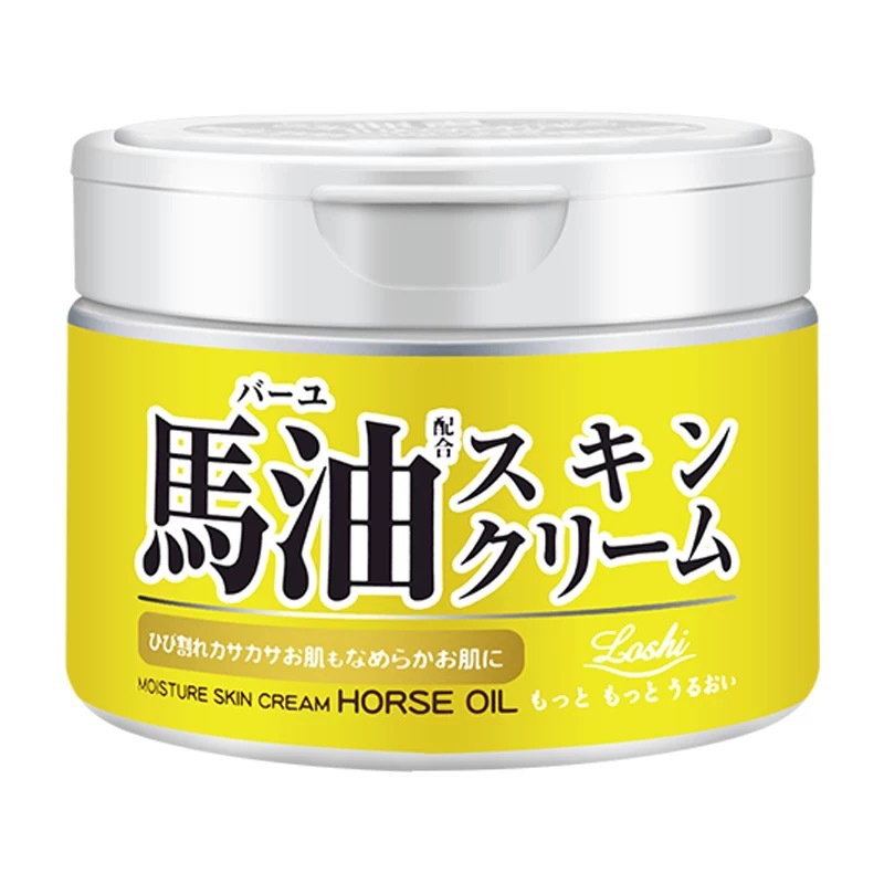 Sữa dưỡng thể cấp ẩm toàn thân dầu Ngựa Loshi Moisture Skin Lotion Horse Oil Nhật Bản 485ml