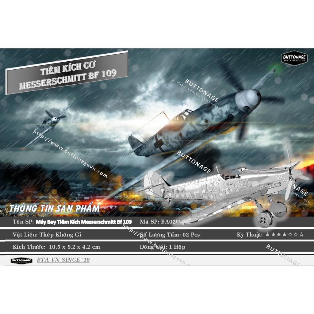 Mô Hình Lắp Ráp 3d Máy Bay Tiêm Kích Messerschmitt Bf 109