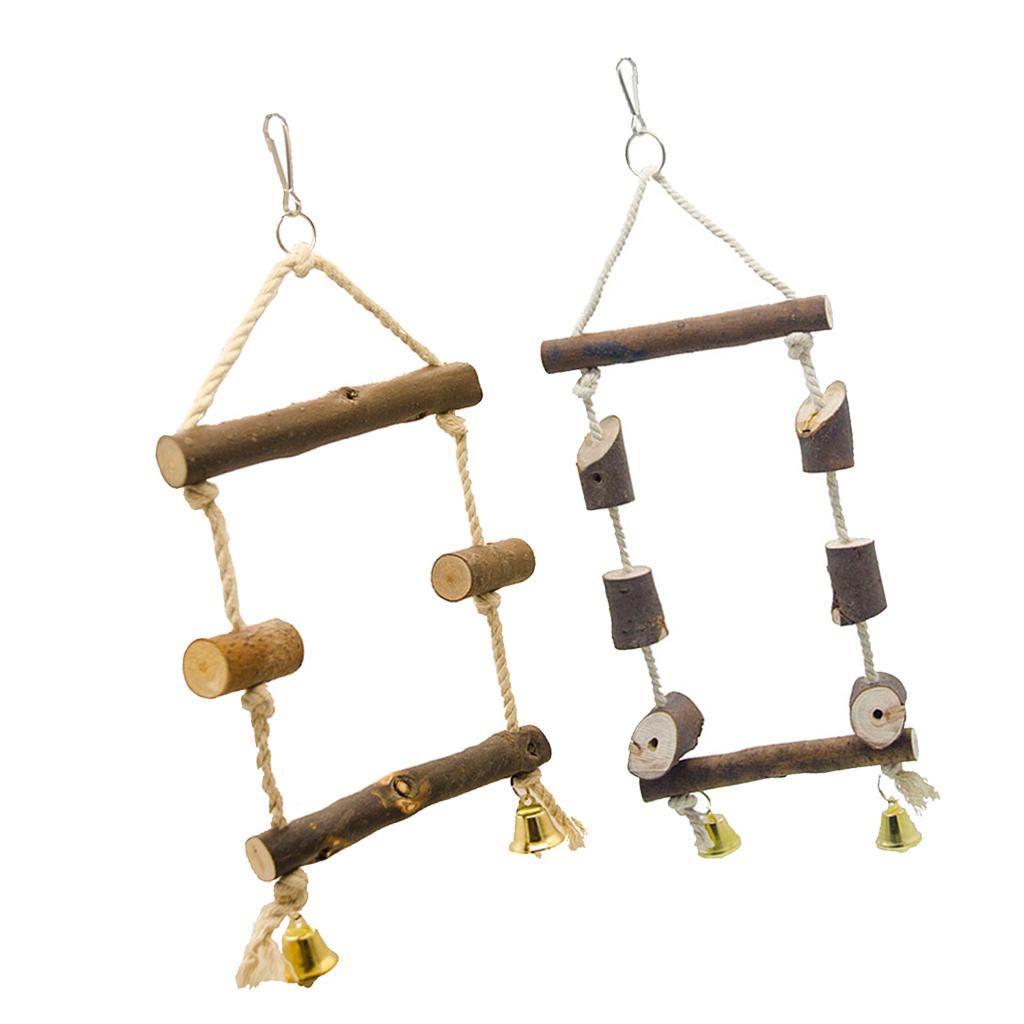 Bird Swing Pet Bird Parrot Parakeet Cage Hammock Swing Toy Hanging Toy S
