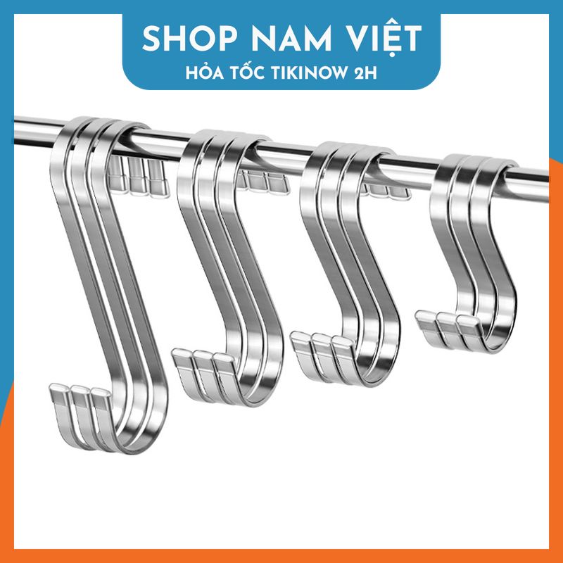 Móc Chữ S Dẹp INOX Chắc Chắn