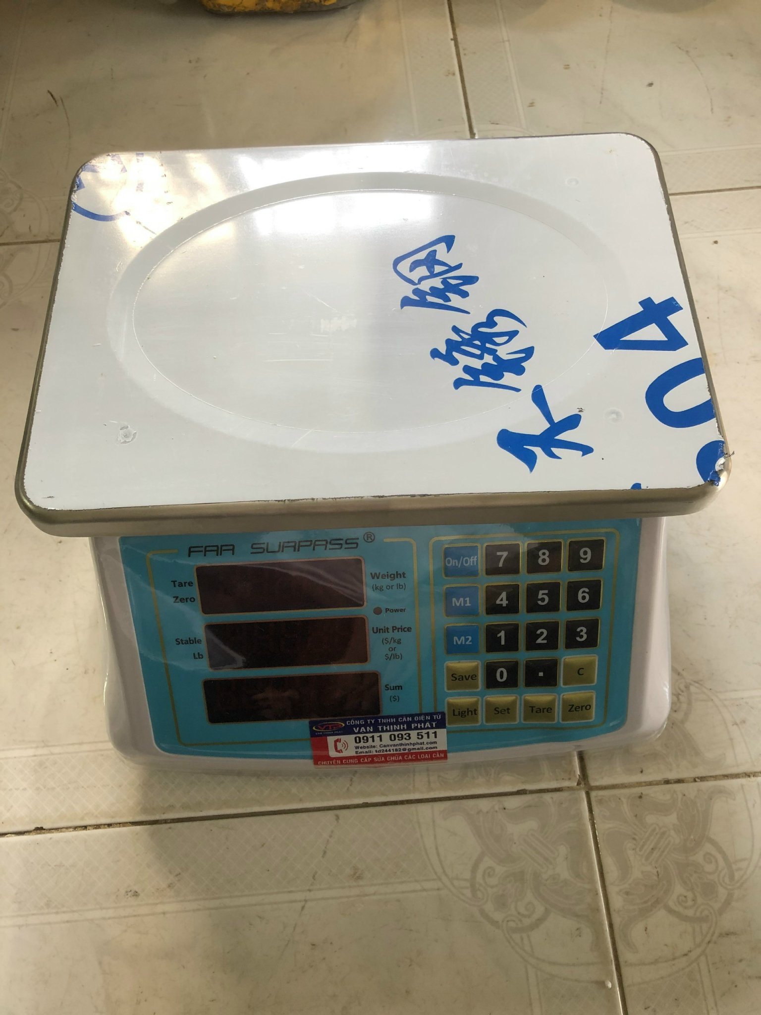 Cân Điện Tử Tính Tiền Chống Nước ACS-818 30 kg