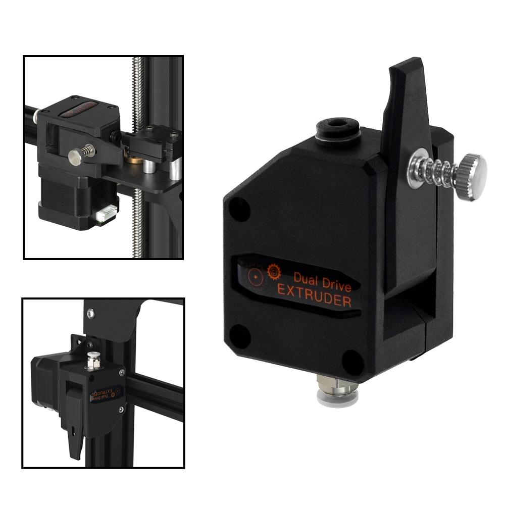 TWOTREES nhân bản BTech Dual Drive Drive Outruder nâng cấp 1.75mm TPU/TPE Dải linh hoạt E3D V6 MK8 cho Ender 3 V2 CR10