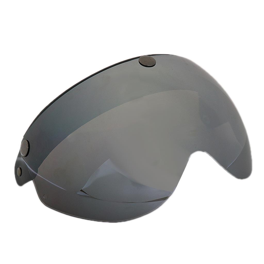 Motorcycle Helmets 3/ 3-Snap  Up  with Lens Brown