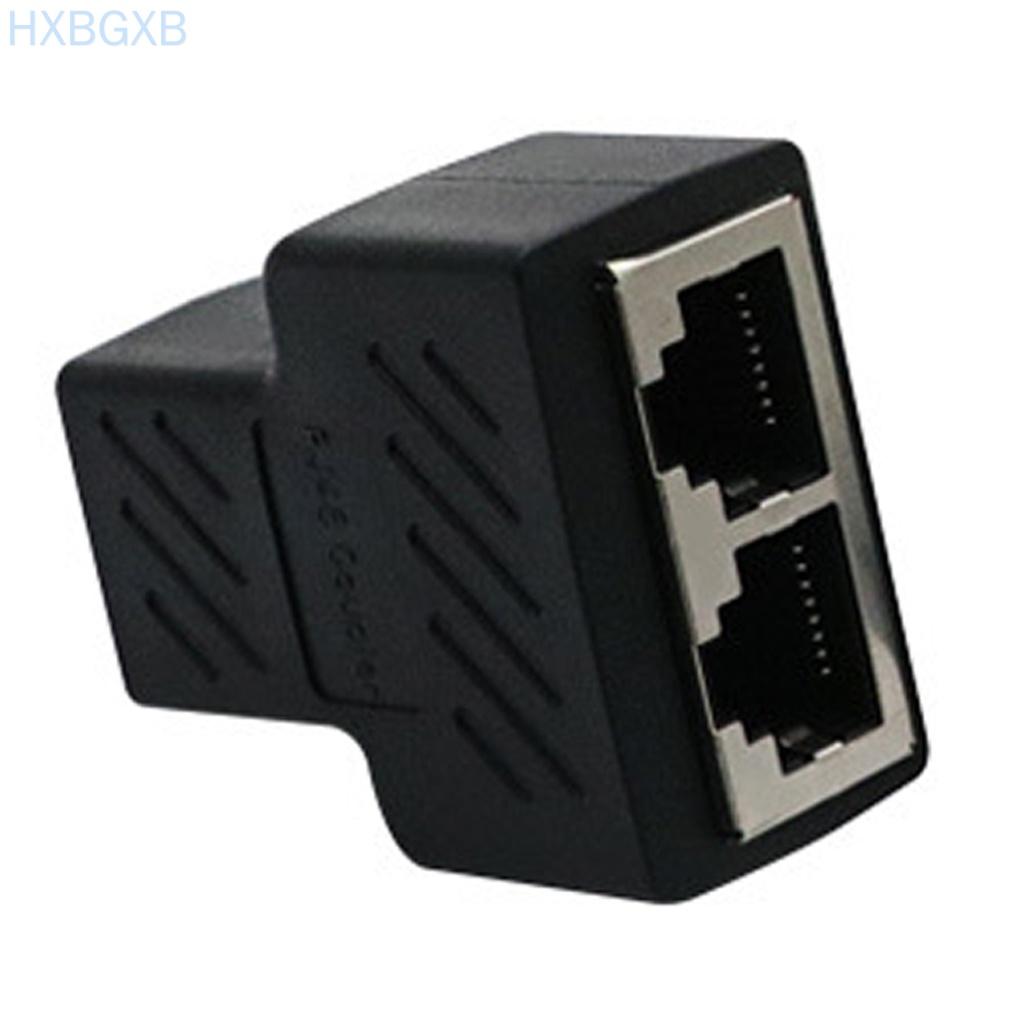 Bộ Chia Cổng Mạng Ethernet Kép Bằng Nhựa Tốc Độ Cao Cho Nhà Ở / Văn Phòng