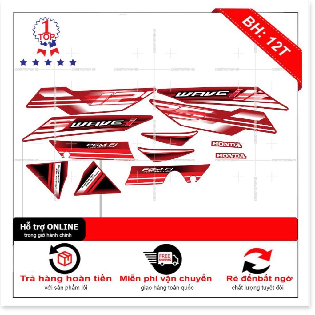 Tem rời wave i 125 đỏ