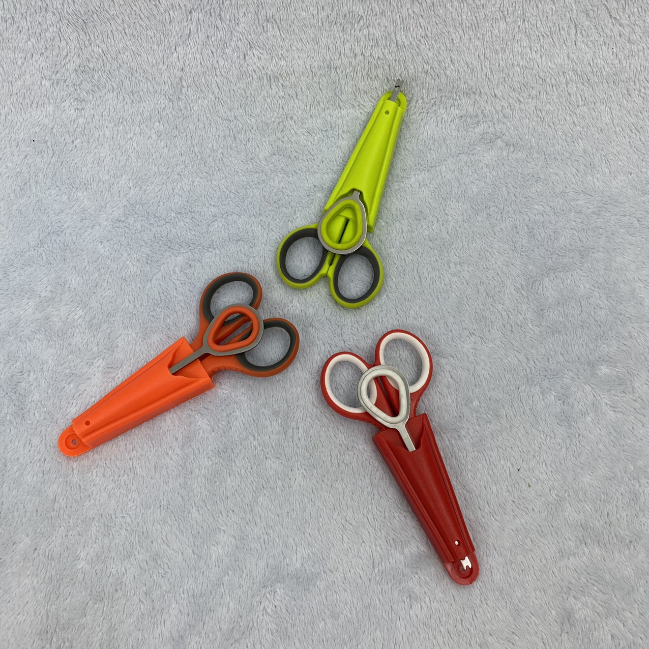 Combo Kéo Cắt Đa Năng SDY 304 Cây Gỡ Lưỡi Câu 11cm Chuyên Nghiệp Có Vỏ Gắn Vào Thùng Câu Đài Tiện Lợi