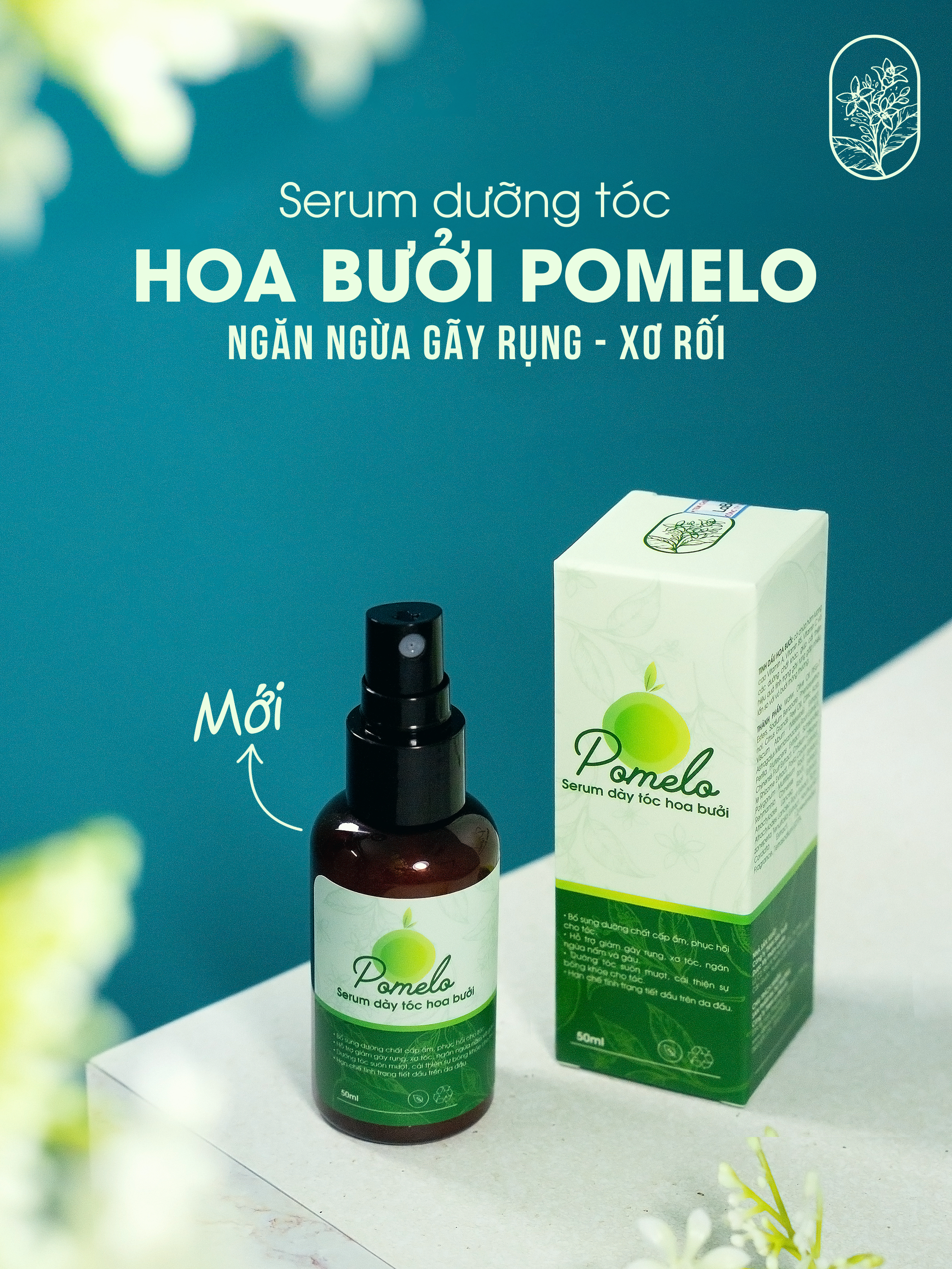 SERUM HOA BƯỞI POMELO-NGĂN NGỪA GÃY RỤNG TÓC 50ML