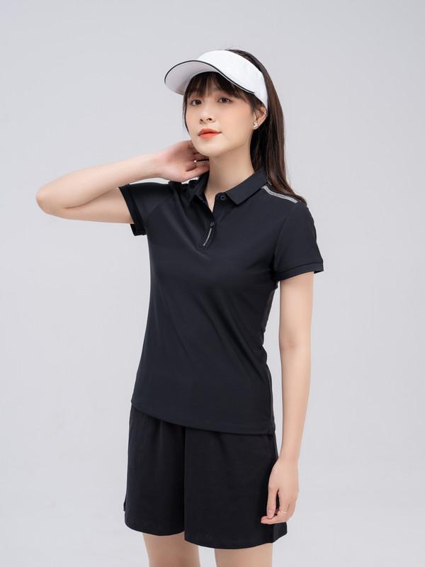 Áo polo nữ YODY phông tay ngắn, cổ bẻ, vải cotton airy cool phong cách thể thao SAN5002