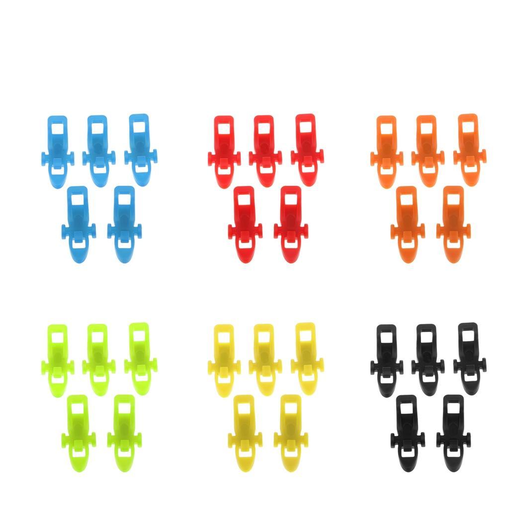 5 Pieces Fishing Hook Adjustable Rod Pole Lure Treble Holder Hang Hooks Bait