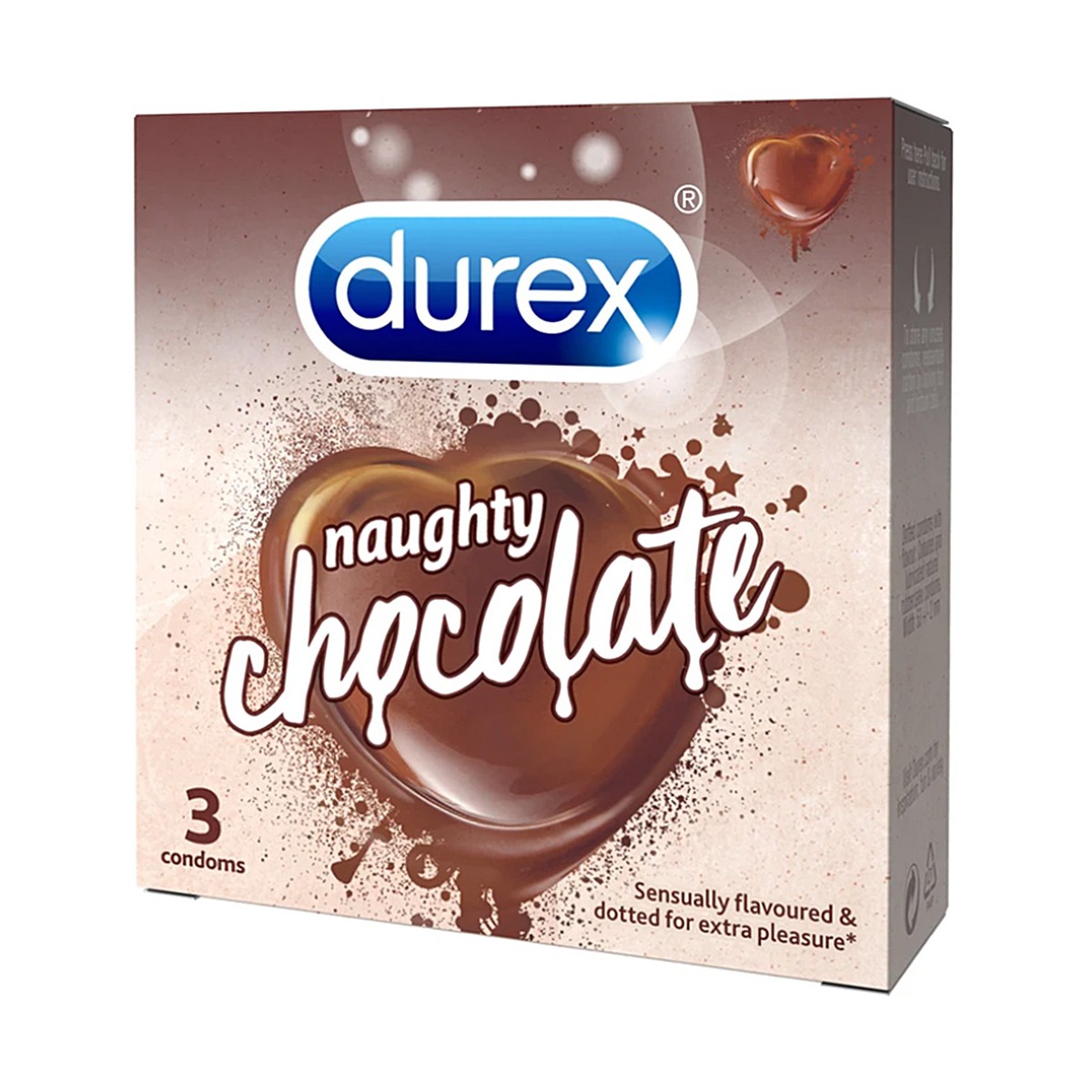 Bcs Durex Naughty Chocolate 3 Cái