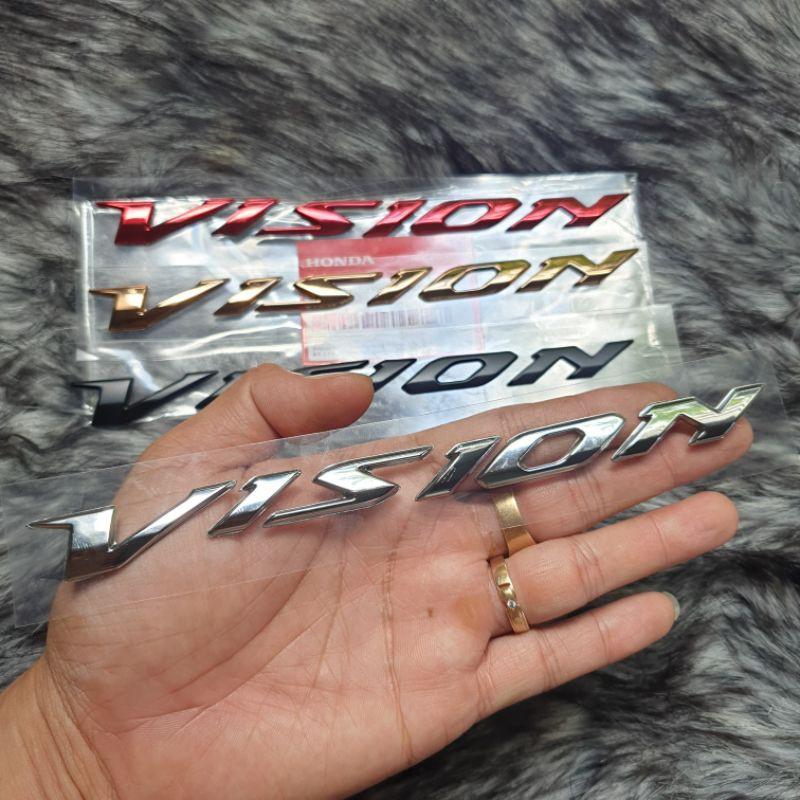 Tem chữ nổi Vision hàng zin chính hãng - nhiều màu - Tem xe máy Thương ...