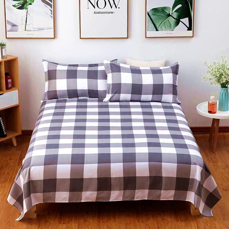 2021 Bedsheet Hoa Nhiều Màu Sắc Nữ Hoàng Vương Kích Thước Với 2 Vỏ Gối 100% Cotton Nguyên Chất Đôi Giường Mềm Mại Phong Cách Mới