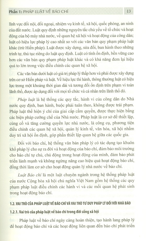 Pháp Luật Và Đạo Đức Báo Chí