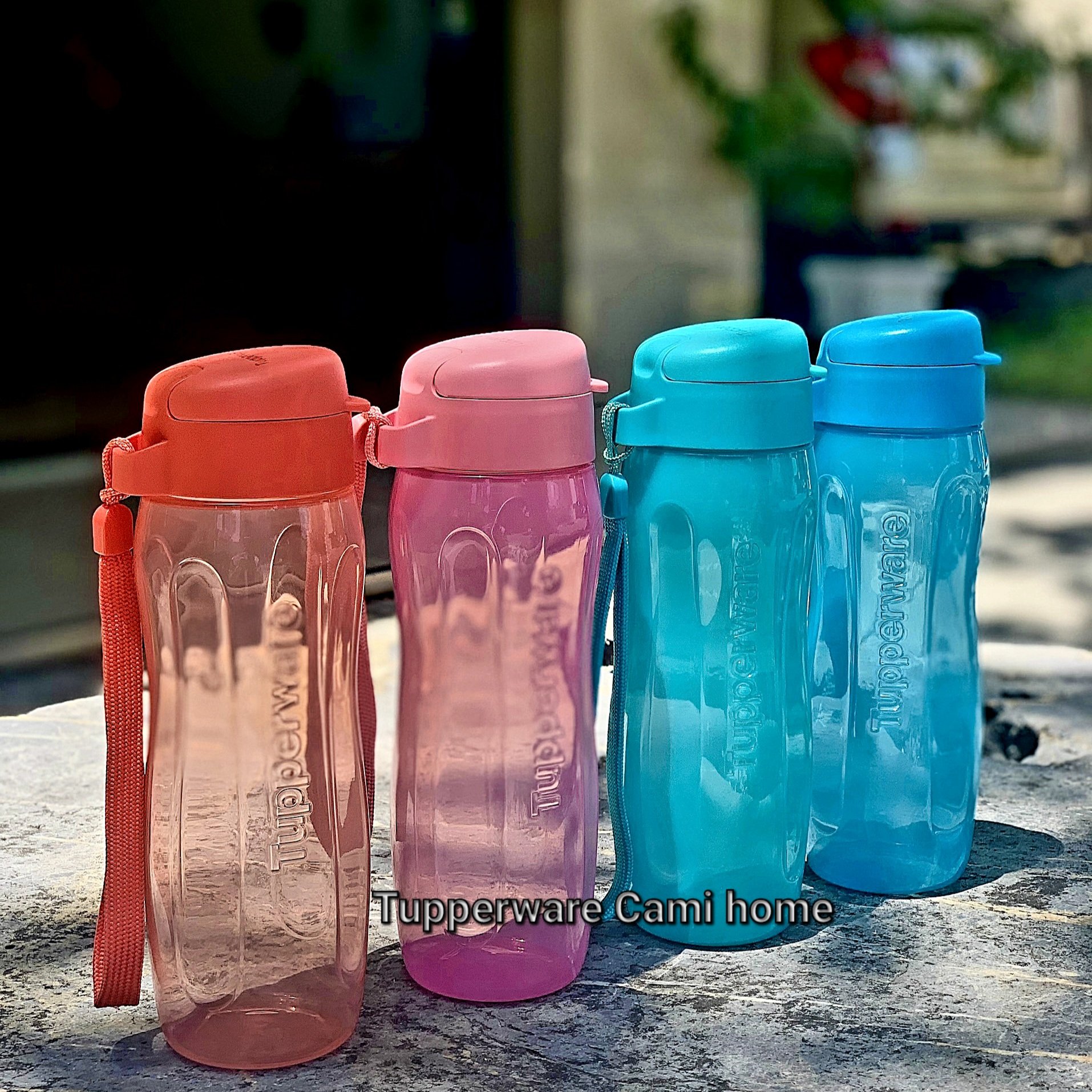 Bình Nước Nhựa Nguyên Sinh Eco Bottle Gen II 500ml Tupperware, Bình Đựng Nước Kín Nước Không Sợ Đổ, Màu Mới