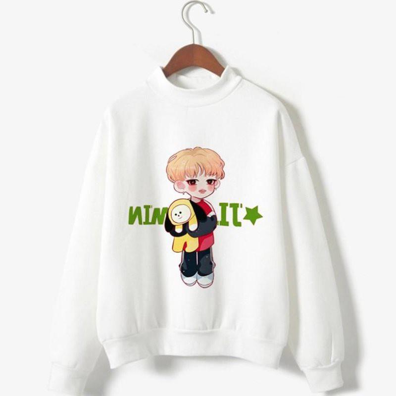 Áo nỉ thu đông BT21 BTS thời trang Hàn Quốc unisex nhiều mẫu