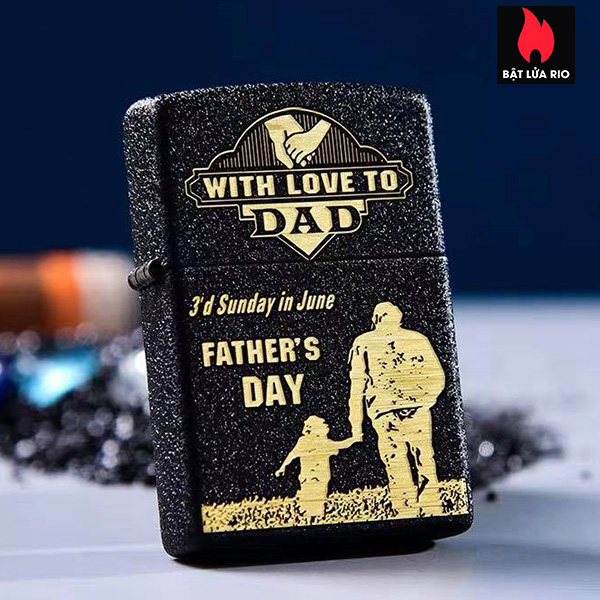 Bật Lửa Zippo 236 Khắc Father’S Day – Ngày Của Cha 10 – Zippo 236.Fatherday10