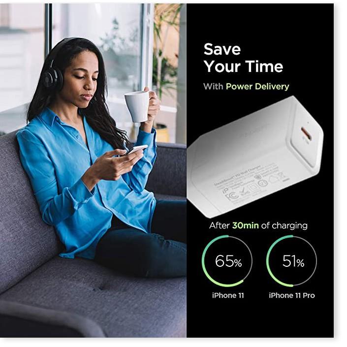 Củ Sạc Nhanh Spigen Essential F210 USB Wall Charger - Hàng Chính Hãng